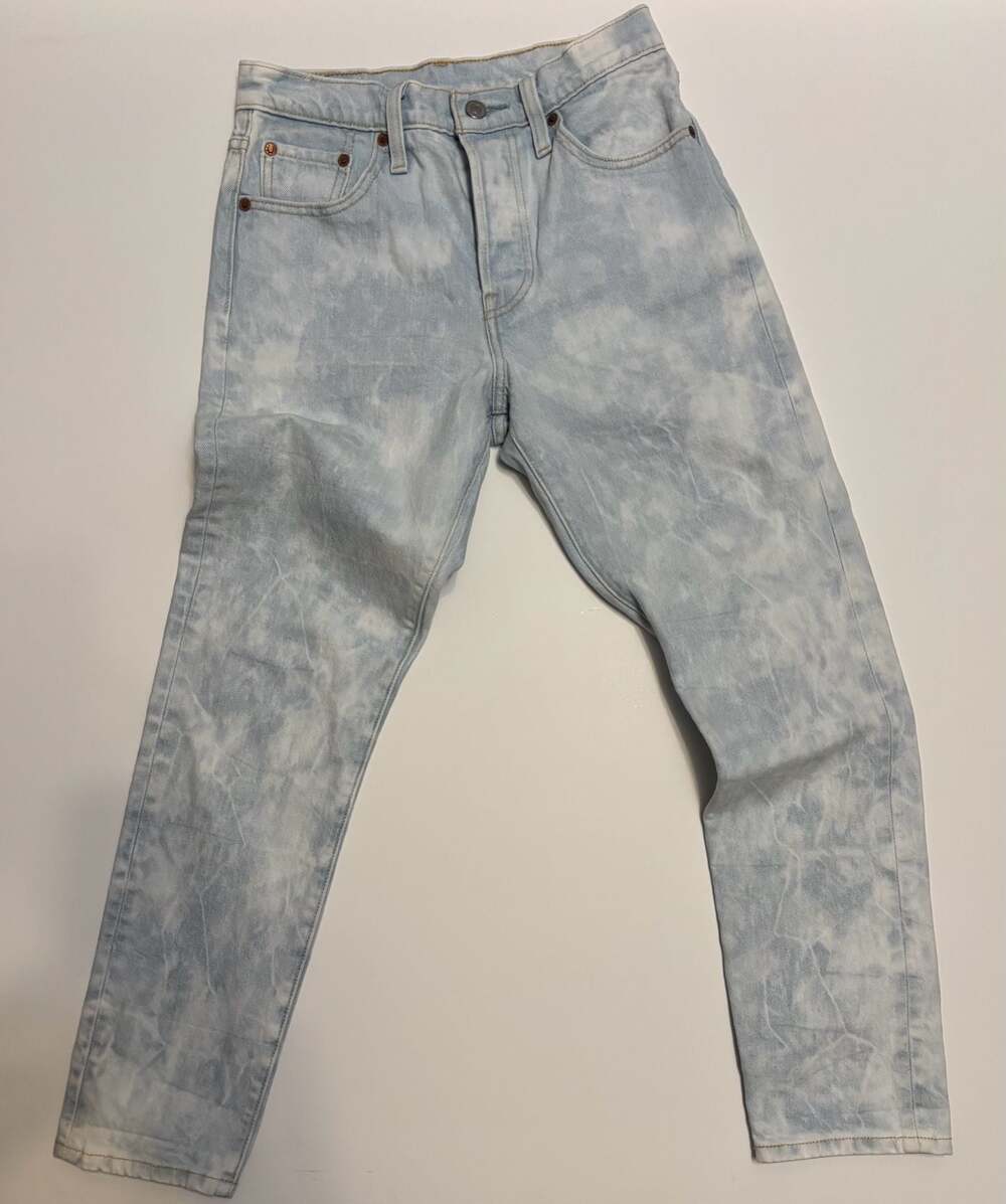 Levi's Premium 501 Skinny Light Acid Wash Jeans